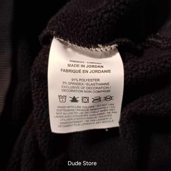 Nike Therma-Fit Fleece Pull-Over - Zipper Collar - Size: Medium - Solid Black - Picture 4 of 4